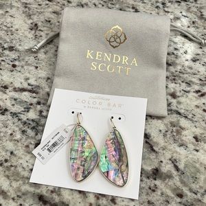 Kendra Scott Lilac Abalone Earrings